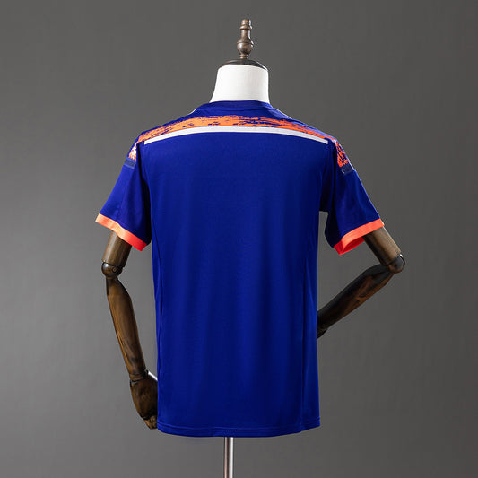 Japan 2014 Home Retro Jersey – Modern Samurai Blue