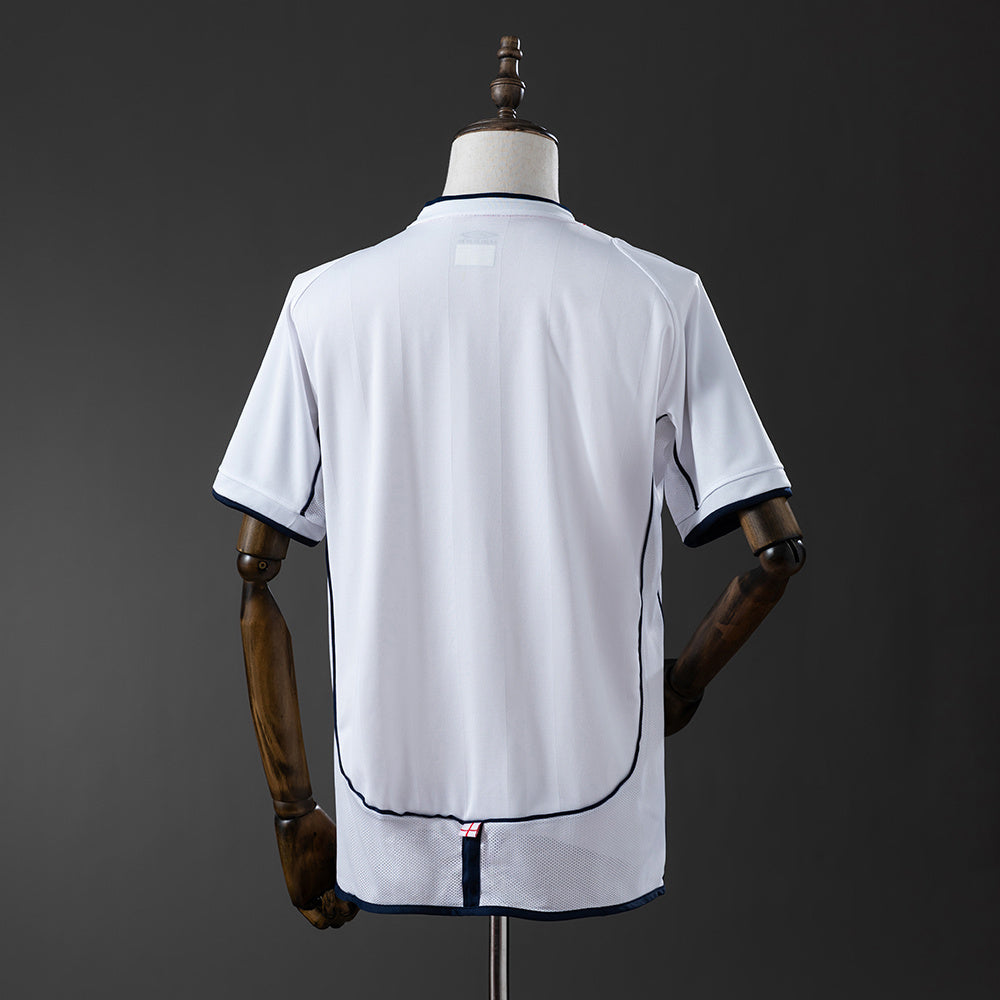 England 2002 Home Retro Jersey – World Cup Classic