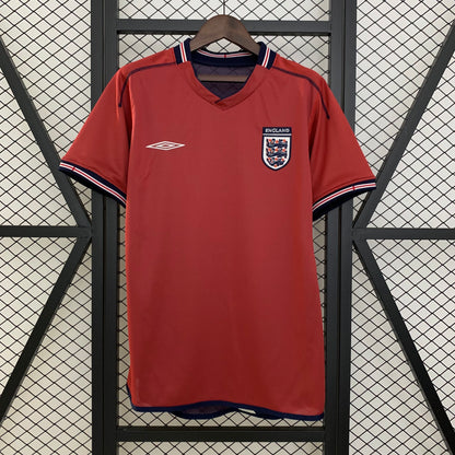 England 2002 Away Retro Jersey – Golden Generation Era