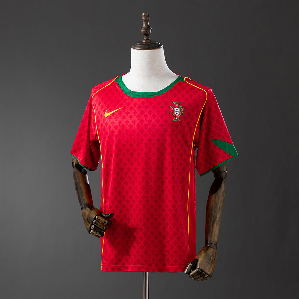 Portugal 2004 Home Retro Jersey – Euro Finalists