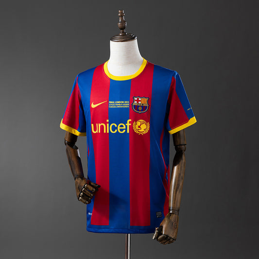 Barcelona 10/11 Home Retro Jersey – Champions League Masterpiece