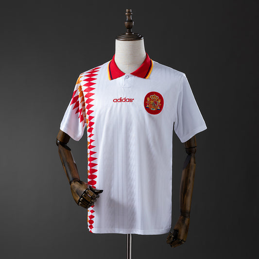 Spain 1996 Away Retro Jersey – Timeless European Style