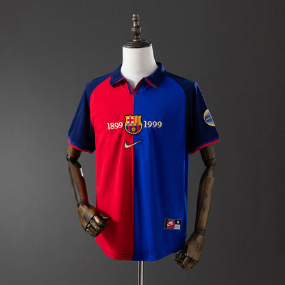 Barcelona 1999/2000 Home Retro Jersey – Pre-Golden Era Classic