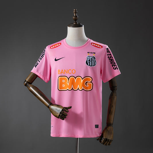 Santos FC 12/13 Pink Retro Jersey – Bold Brazilian Expression