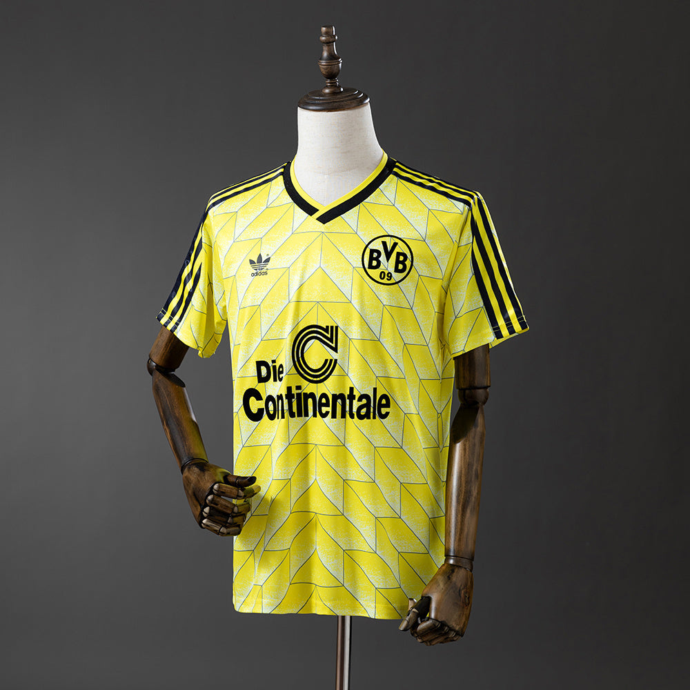 Borussia Dortmund 1988 Home Retro Jersey – Classic German Football