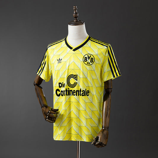 Borussia Dortmund 1988 Home Retro Jersey – Classic German Football
