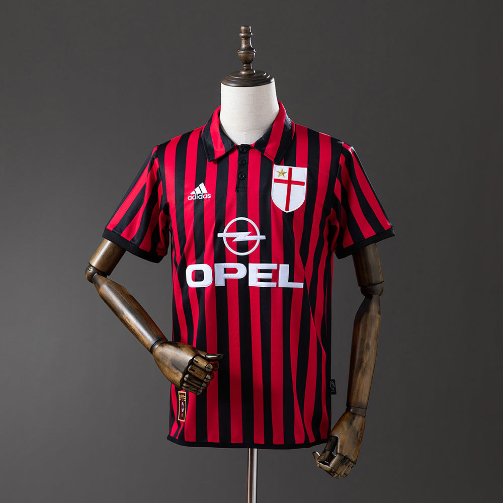 AC Milan 99/00 Home Retro Jersey – Classic Italian Style