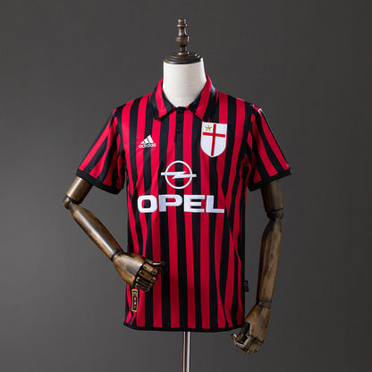 AC Milan 99/00 Home Retro Jersey – Classic Italian Style