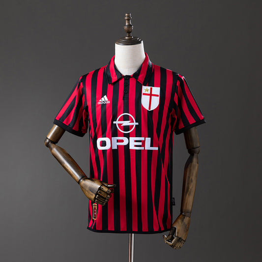 AC Milan 99/00 Home Retro Jersey – Classic Italian Style