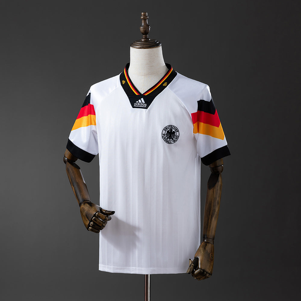 Germany 1992 Home Retro Jersey – Early 90s Classic