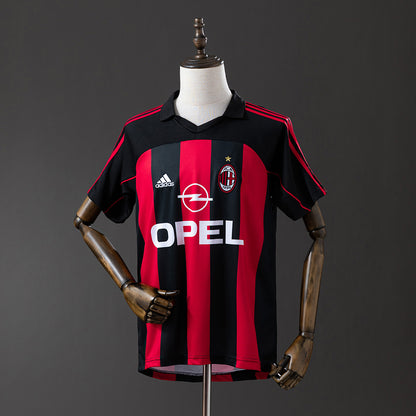 AC Milan 00/01 Home Retro Jersey – Classic Rossoneri Heritage
