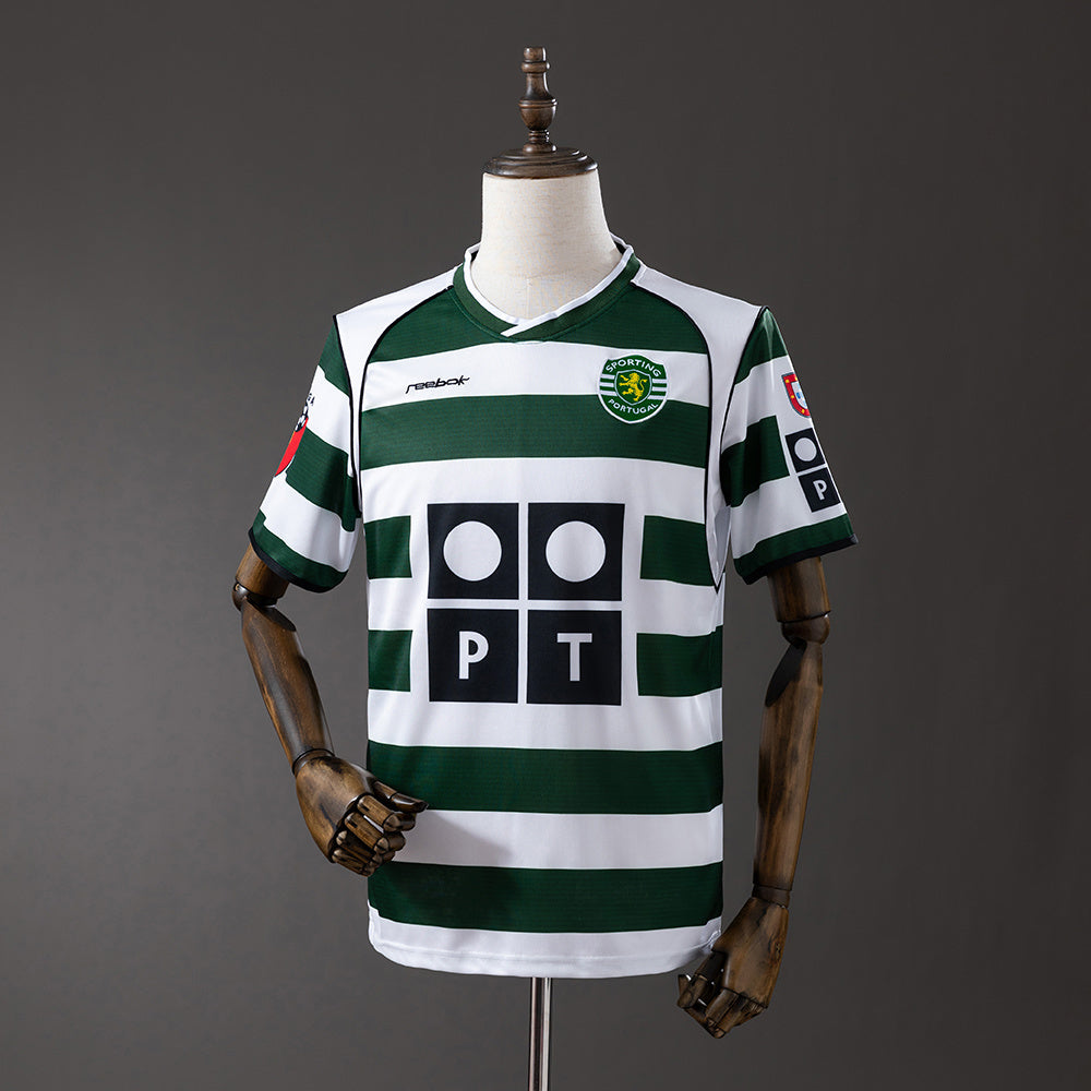 Sporting CP 01/03 Home Retro Jersey – Portuguese Talent Era