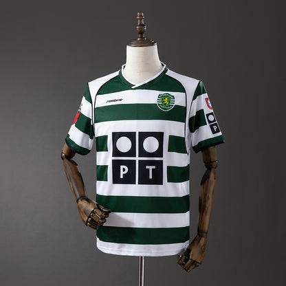 Sporting CP 01/03 Home Retro Jersey – Portuguese Talent Era