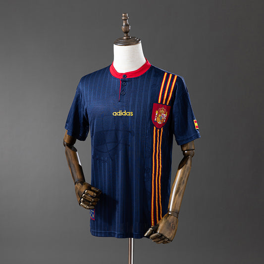 Spain 1996 Away Retro Jersey – Retro Football Shirt / Jersey –  –  Era