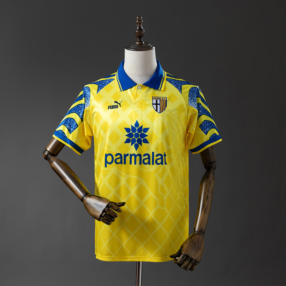 Parma 95/97 Yellow Retro Jersey – Golden Era Italian Classic