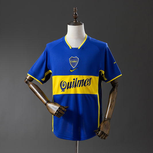 Boca Juniors 2001 Home Retro Jersey – Continental Dominance Era