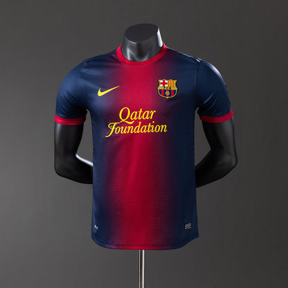 Barcelona 12/13 Home Retro Jersey – Record-Breaking La Liga Era