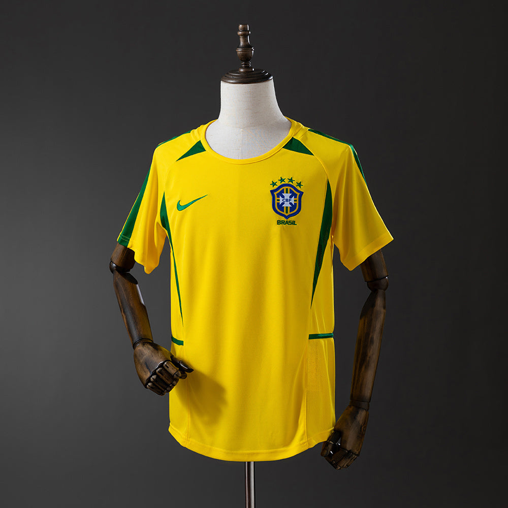 Brazil 2002 Home Retro Jersey – World Cup 2002 Winner - RONALDO #9