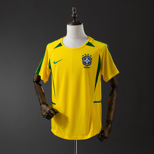 Brazil 2002 Home Retro Jersey – World Cup 2002 Winner - RONALDO #9