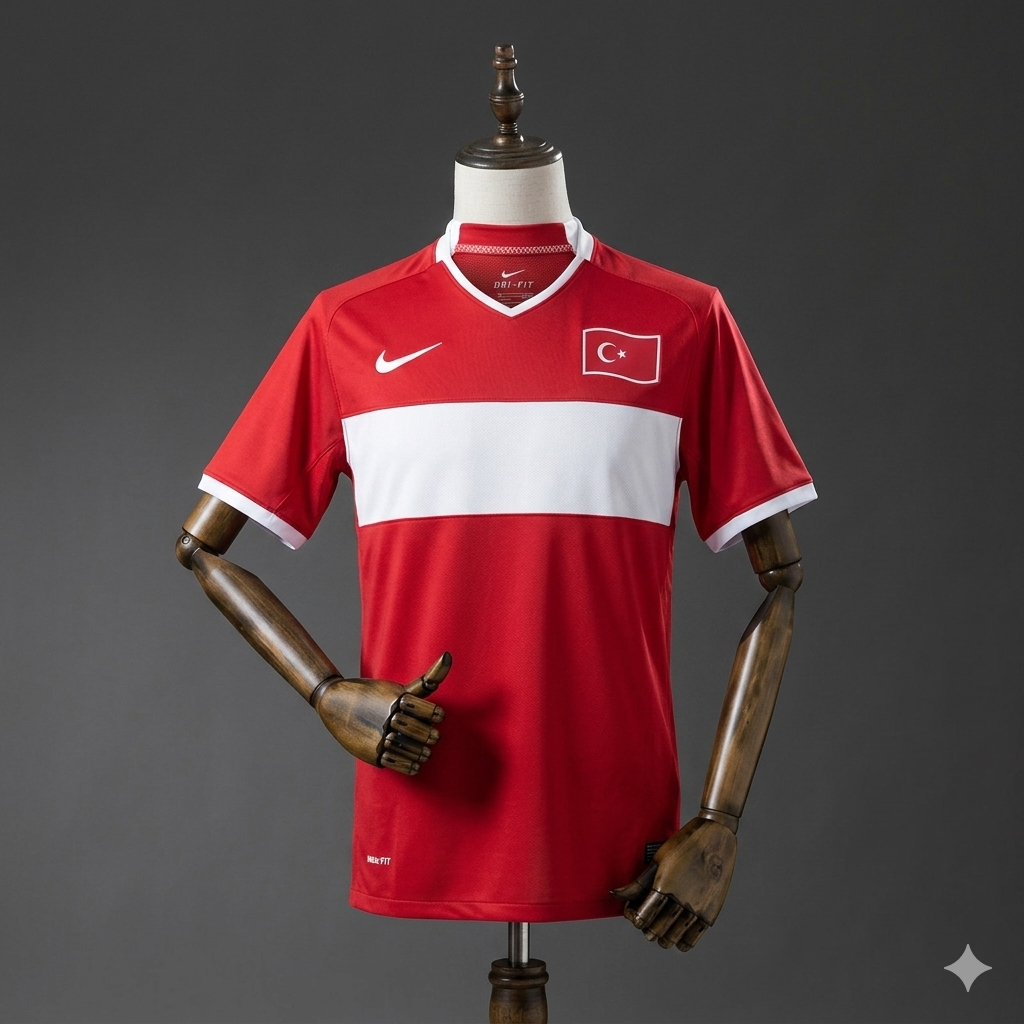 Türkiye 2008 Home Retro Jersey – Euro 2008 Miracle Run - ARDA #14