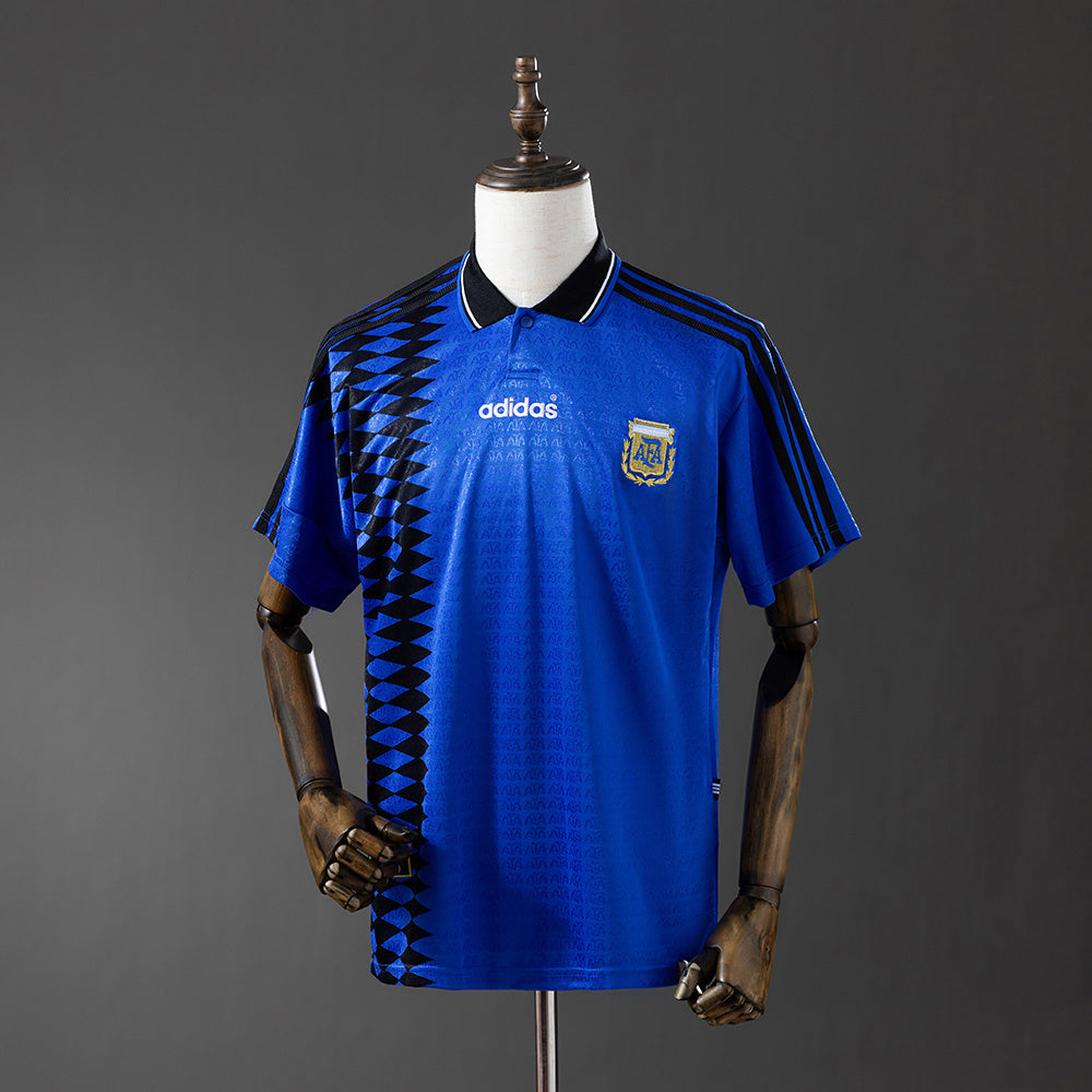 Argentina 1994 Away Retro Jersey – Maradona Era Classic