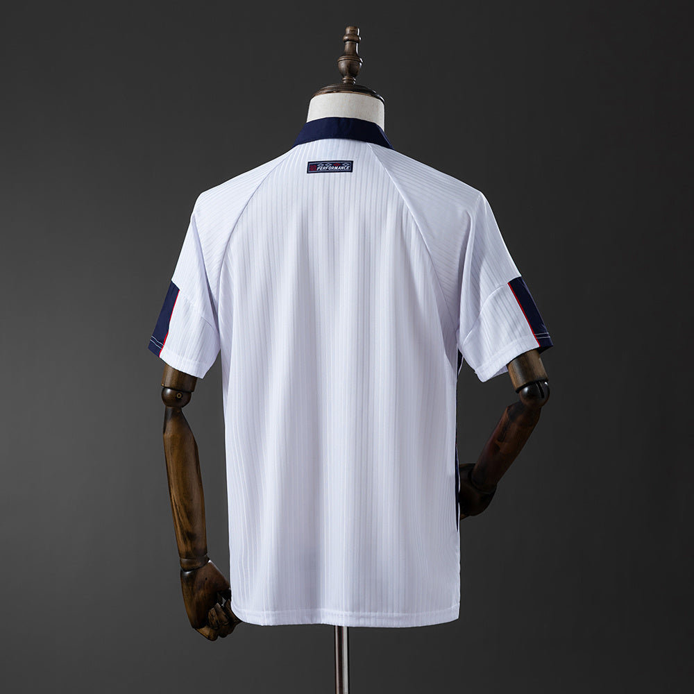 England 1998 Home Retro Jersey – France World Cup Era