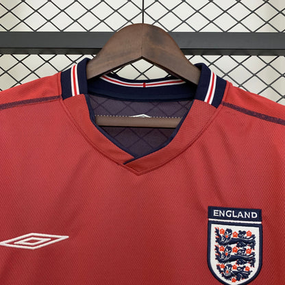 England 2002 Away Retro Jersey – Golden Generation Era