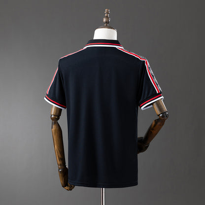 Manchester United 98/99 Black Edition Retro Jersey – Treble Winning Legacy