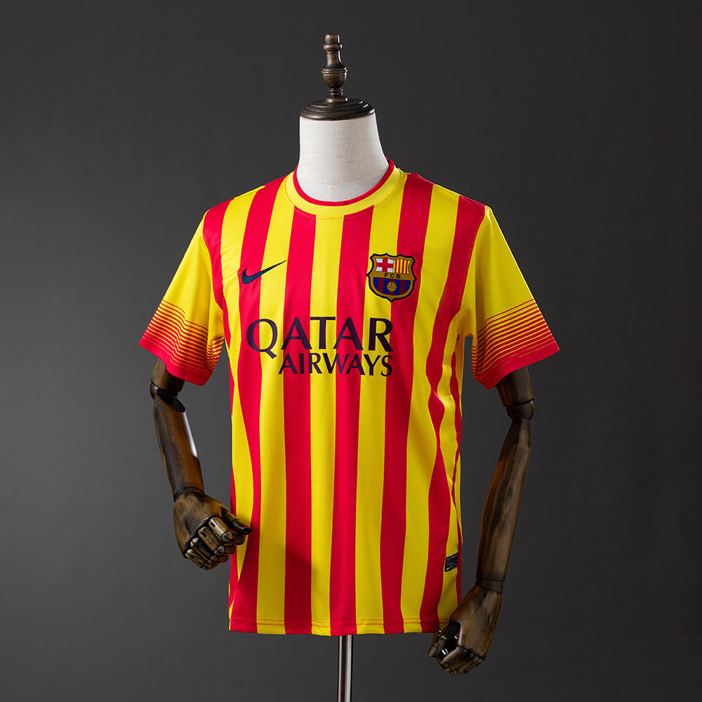 Barcelona 2013/14 Away Retro Jersey – Modern Blaugrana Identity
