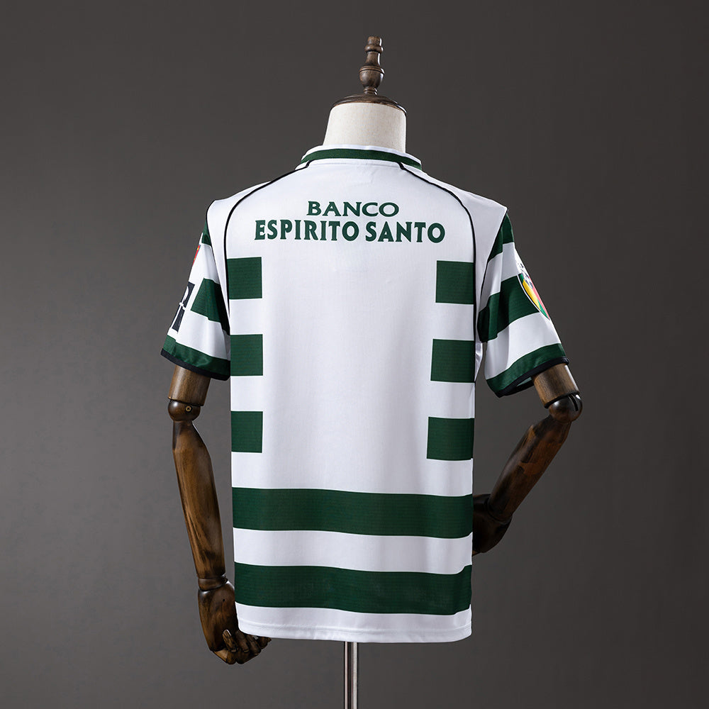 Sporting CP 01/03 Home Retro Jersey – Portuguese Talent Era