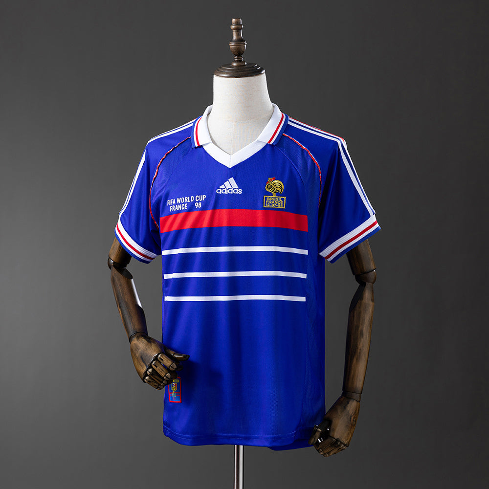 France 1998 Home Retro Jersey – Classic Les Bleus Revival - ZIDANE #10