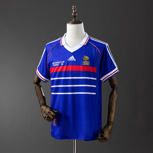 France 1998 Home Retro Jersey – Classic Les Bleus Revival - ZIDANE #10