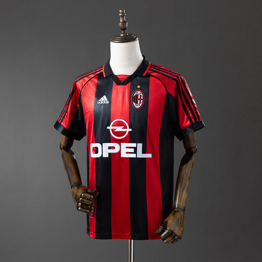AC Milan 98/99 Home Retro Jersey – Scudetto Winners