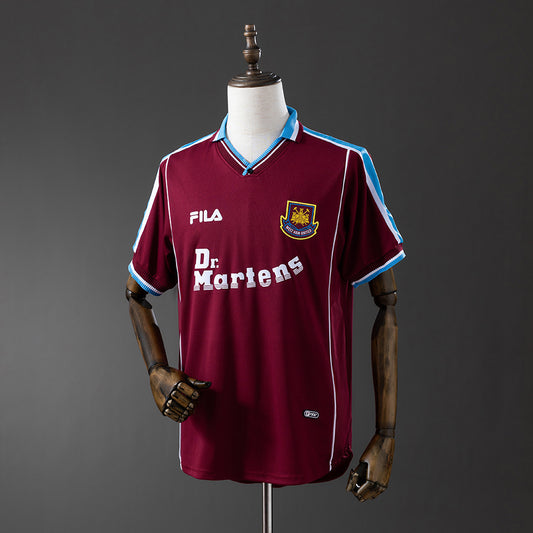 West Ham United 99/01 Home Retro Jersey – Classic Premier League Era