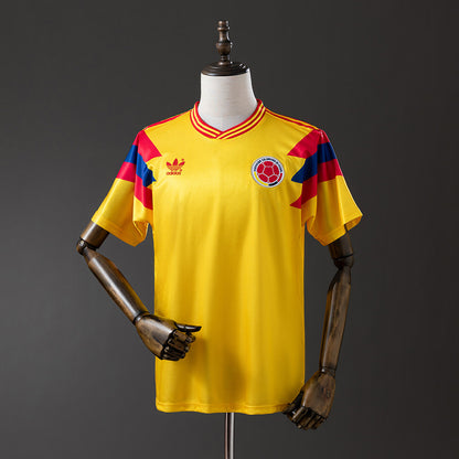 Colombia 1990 Home Retro Jersey – Golden Generation Begins