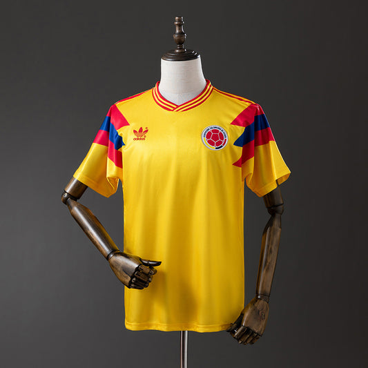 Colombia 1990 Home Retro Jersey – Golden Generation Begins